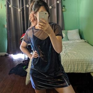 ✨🌠 shiny disco slip dress 🌠✨